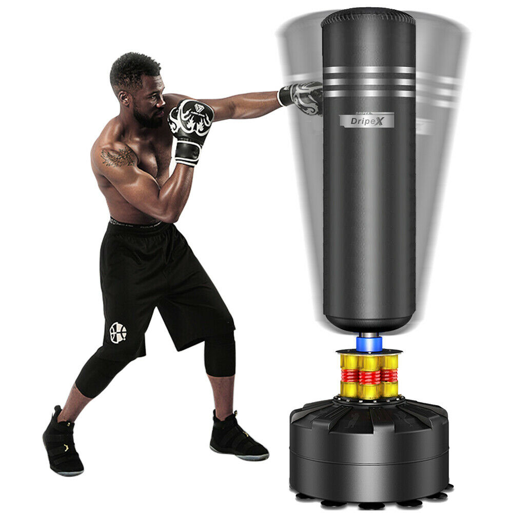 Free Standing Punching Bag Heavy Boxing Bag With Suction Cup Base Kick Punch Bag