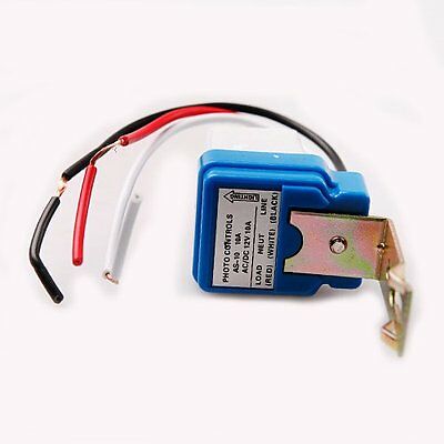 Automatic Auto On Off Street Light Switch Photo Control Sensor For Ac 12v
