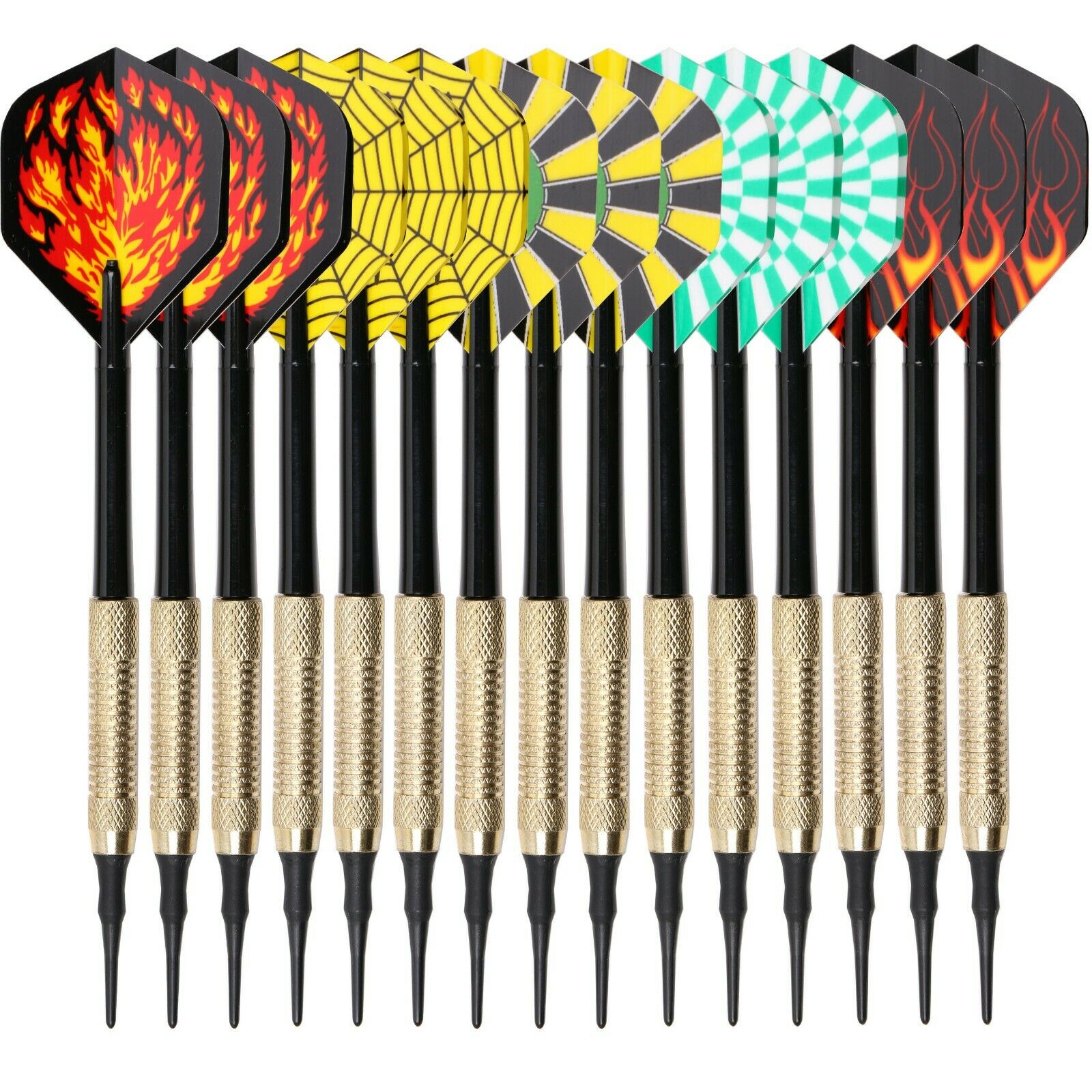15 Pack Soft Tips Darts For Electronic Dartboard Plastic Point Tip Dart Replace