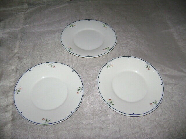 Gorham Ariana Town Country Fine China 3 Bread & Butter Plates Plate Replacement