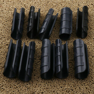 50x Plastic Black Snap Clamp For Pvc Pipe Greenhouse Frame Pipe Clip 1"