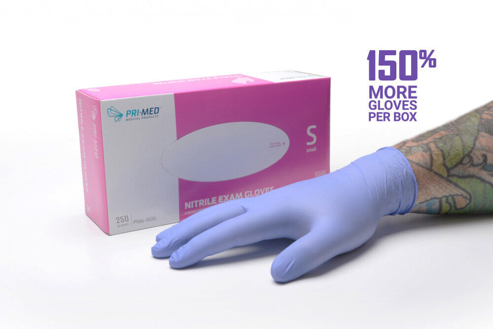 1000 Small Nitrile Exam Gloves Extra Strong