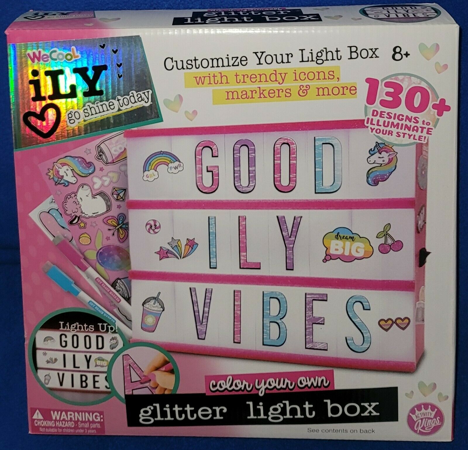 Do It Yourself Glitter Box Customize Your Own Light Box Brand New