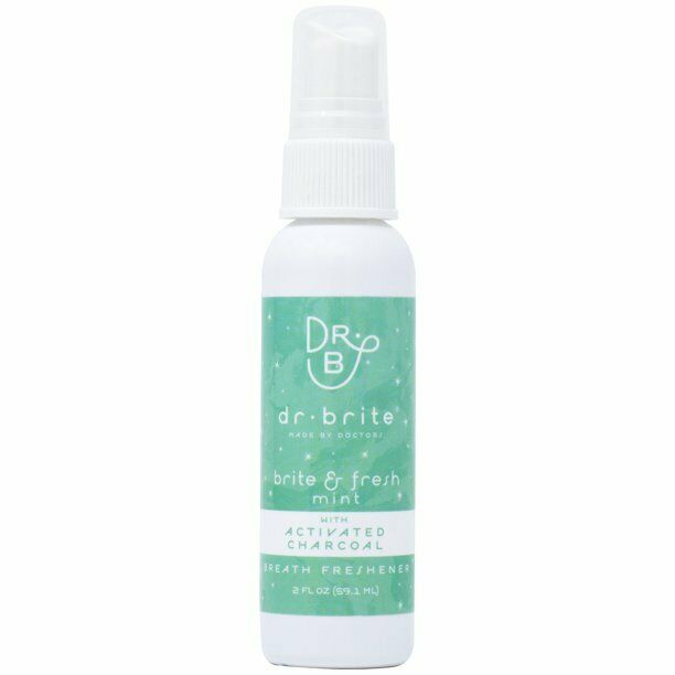 Dr. Brite® Natural Mint Breath Freshener Spray W/ Activated Charcoal 2oz