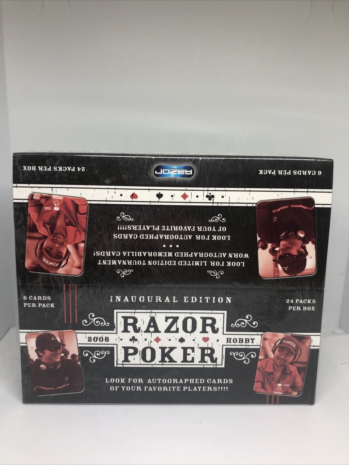 2006 Razor Entertainment Poker Inaugural Hobby Edition Sealed Trading Card Box