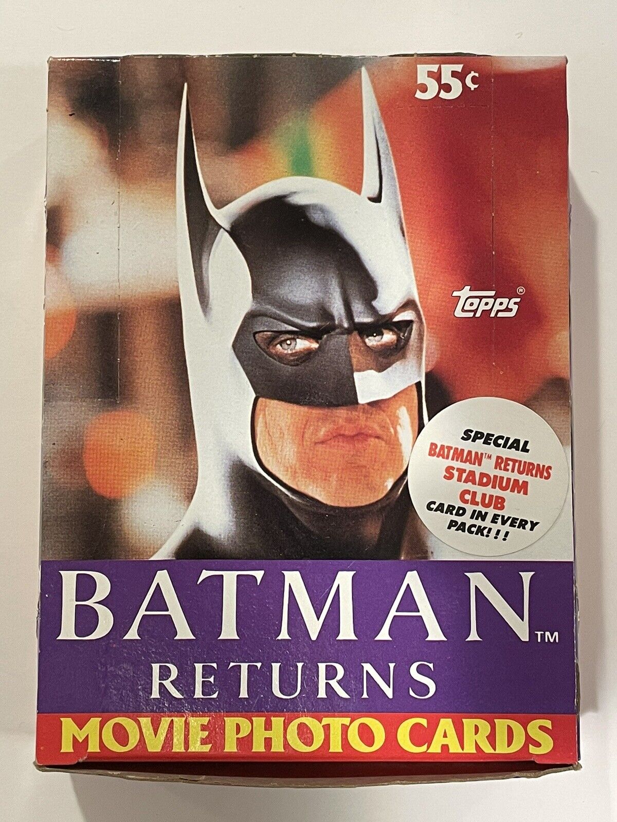 1992 Topps Batman Returns Movie Vintage Trading Card Wax Box 36 Sealed Packs