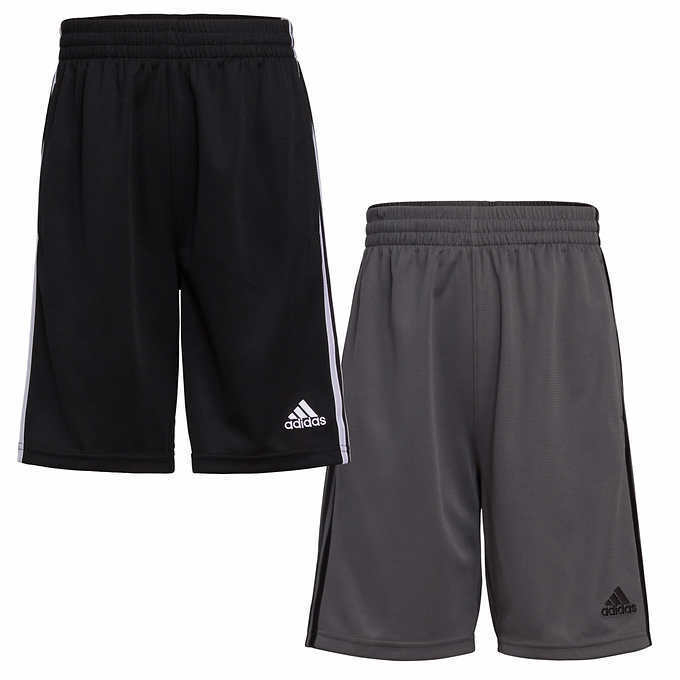 Adidas Youth Short, 2-pack Boys Size Large 14/16 Nwt