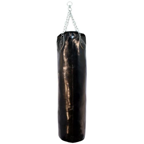 54" Punching Bag With Chains Sparring Mma Boxing Training Vinyl Heavy Duty