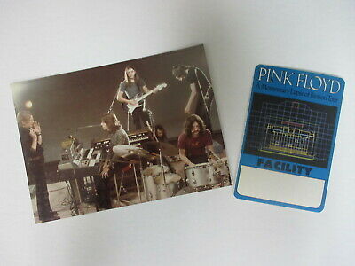 Pink Floyd Color Concert Photo 5x7 Glossy Pro Shot + Momentary Lapse Stage Pass!