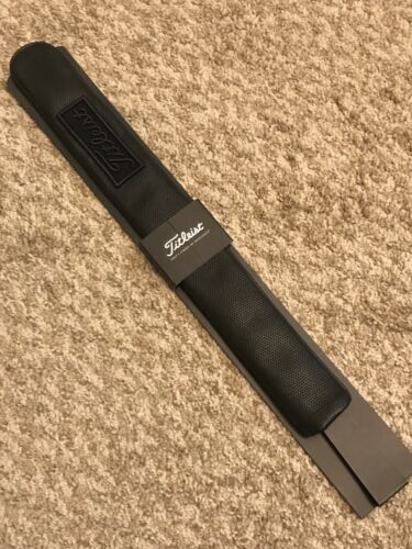 **brand New** Black, Leather Titleist Tour Alignment Stick Cover