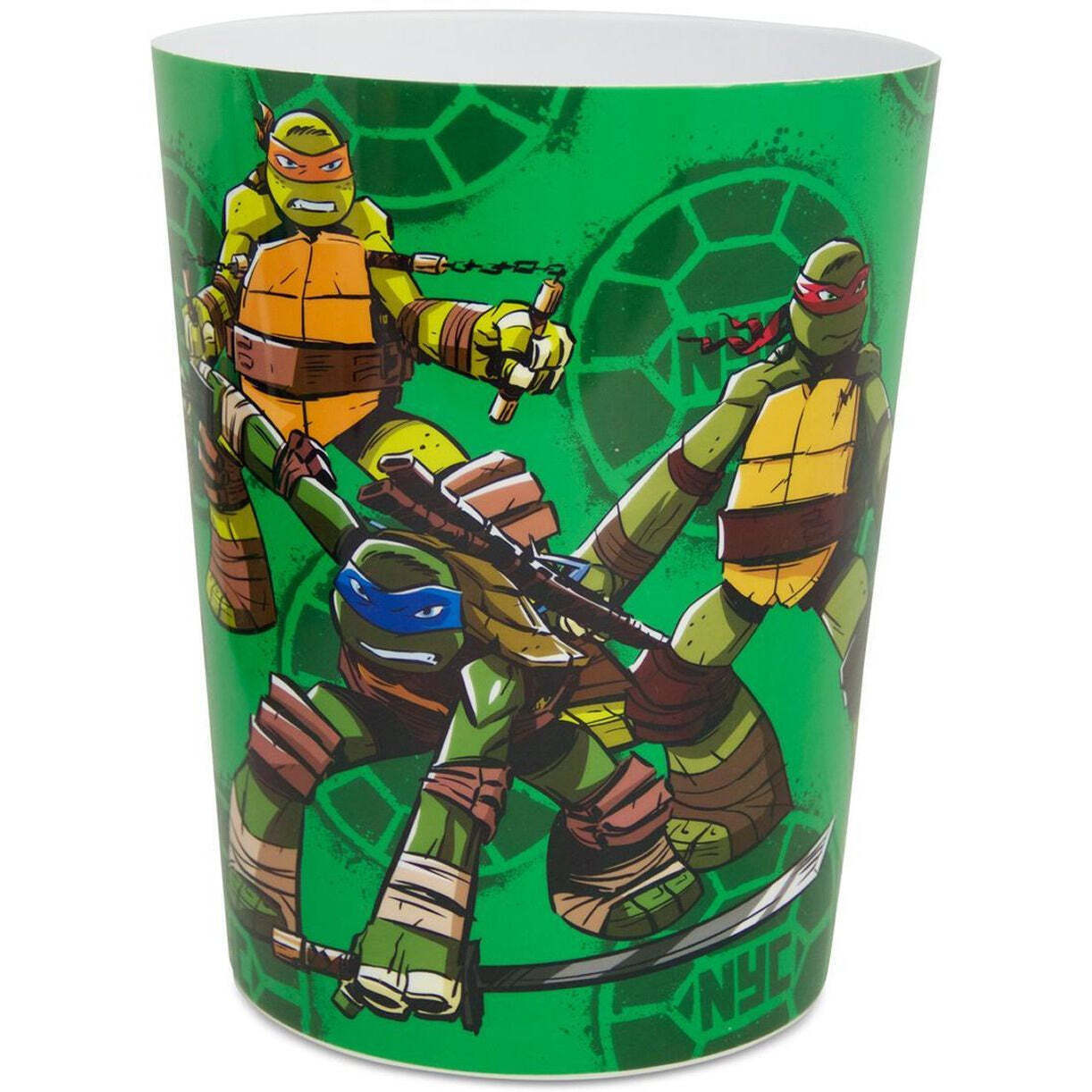 Ninja Turtle Waste Basket Bathroom