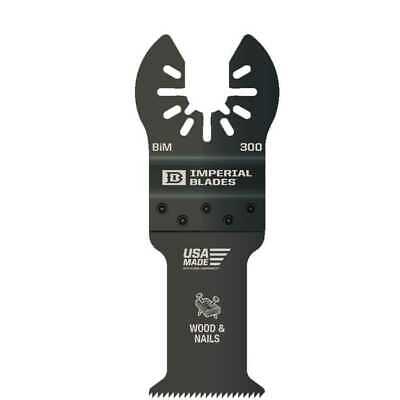 Imperial Blades Iboa300-10 One Fit 1-1/4" Wood W/ Nails Bm Blade, 10 Pk