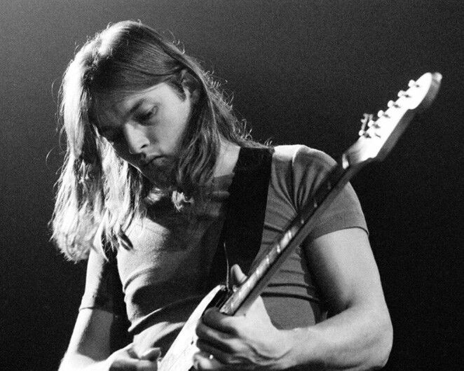English Rock Guitarist David Gilmour Glossy 8x10 Photo Print Pink Floyd Poster