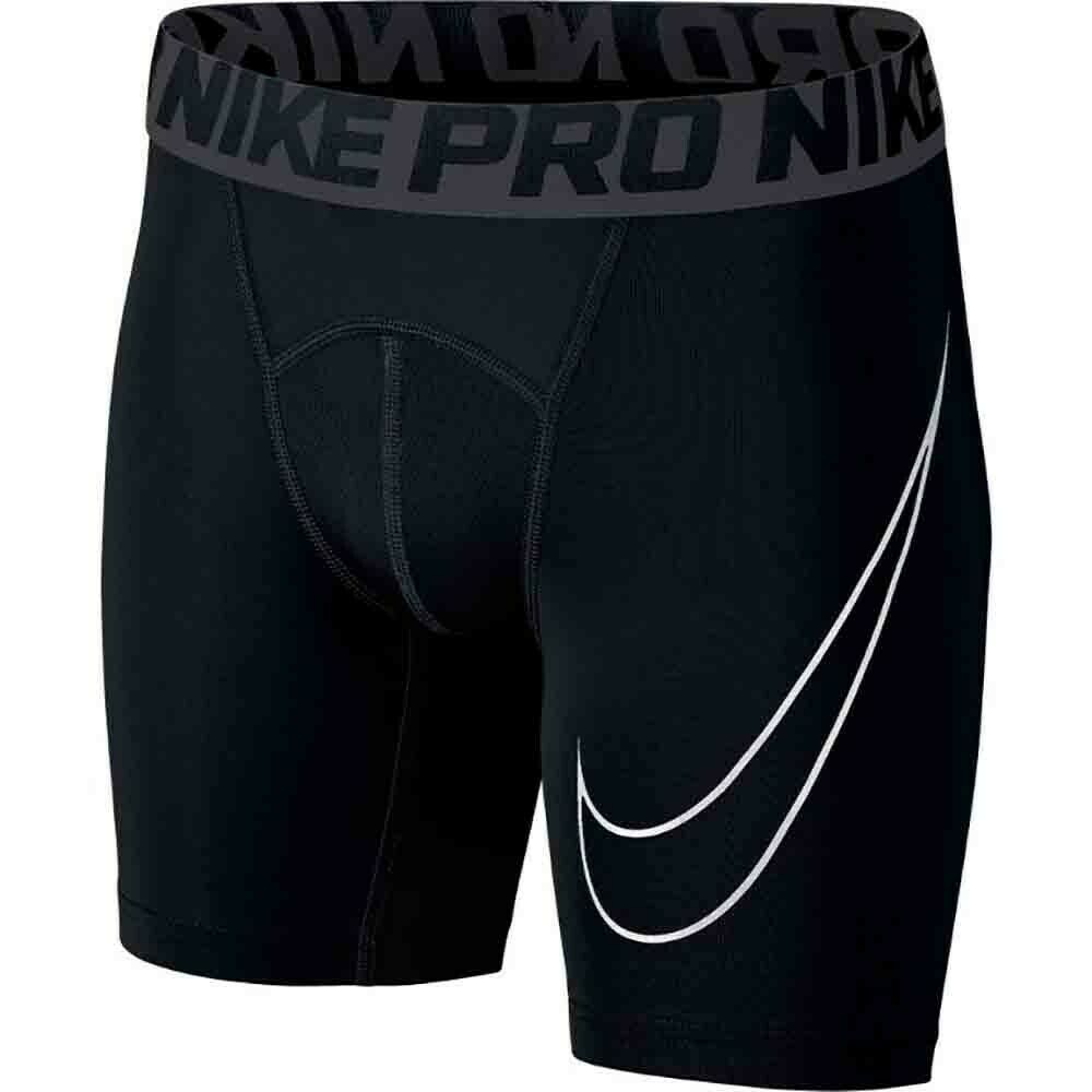 Nike Pro Boy Base Layer Shorts New Black M Medium Nwt Tight Fit Training Big Kid