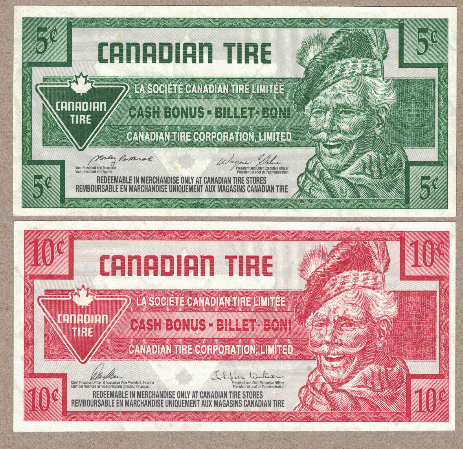 Canadian Tire Paper Money / Notes