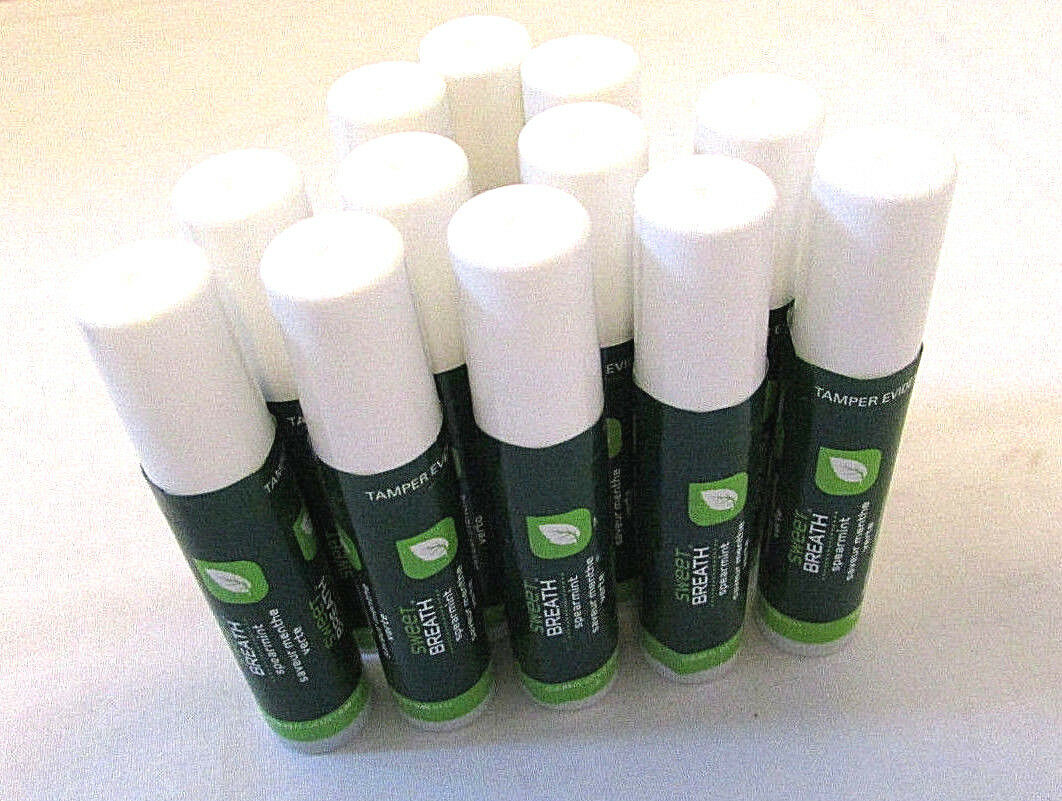 Sweet Breath Spearmint Oral Spray Sugar Free Non-aerosol Sealed .33oz Lot Of 12