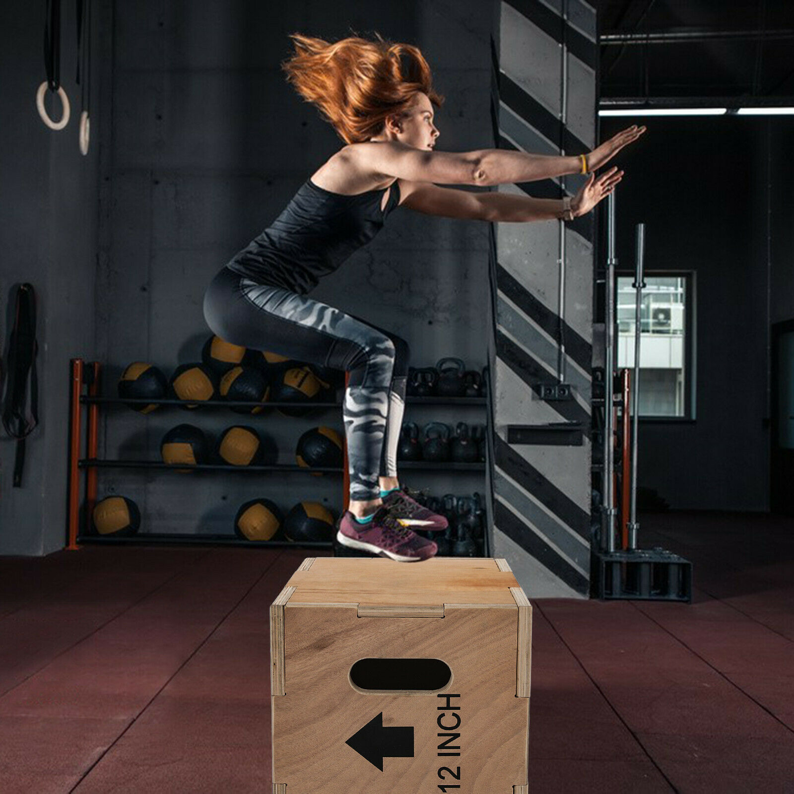 Nonslip/wooden Plyo Box Easy To-assemble Plyometric Jump Box For Jumping Trainer