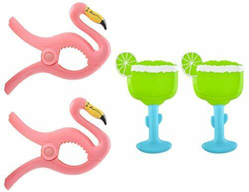 O2cool Beach Towel Clips Set Of 2 Boca Clips For Pool Chairs Patio And Chaise...