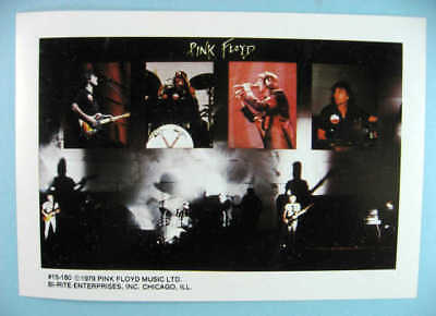 Pink Floyd 1979 Mini-poster Photo Sticker Near Mint