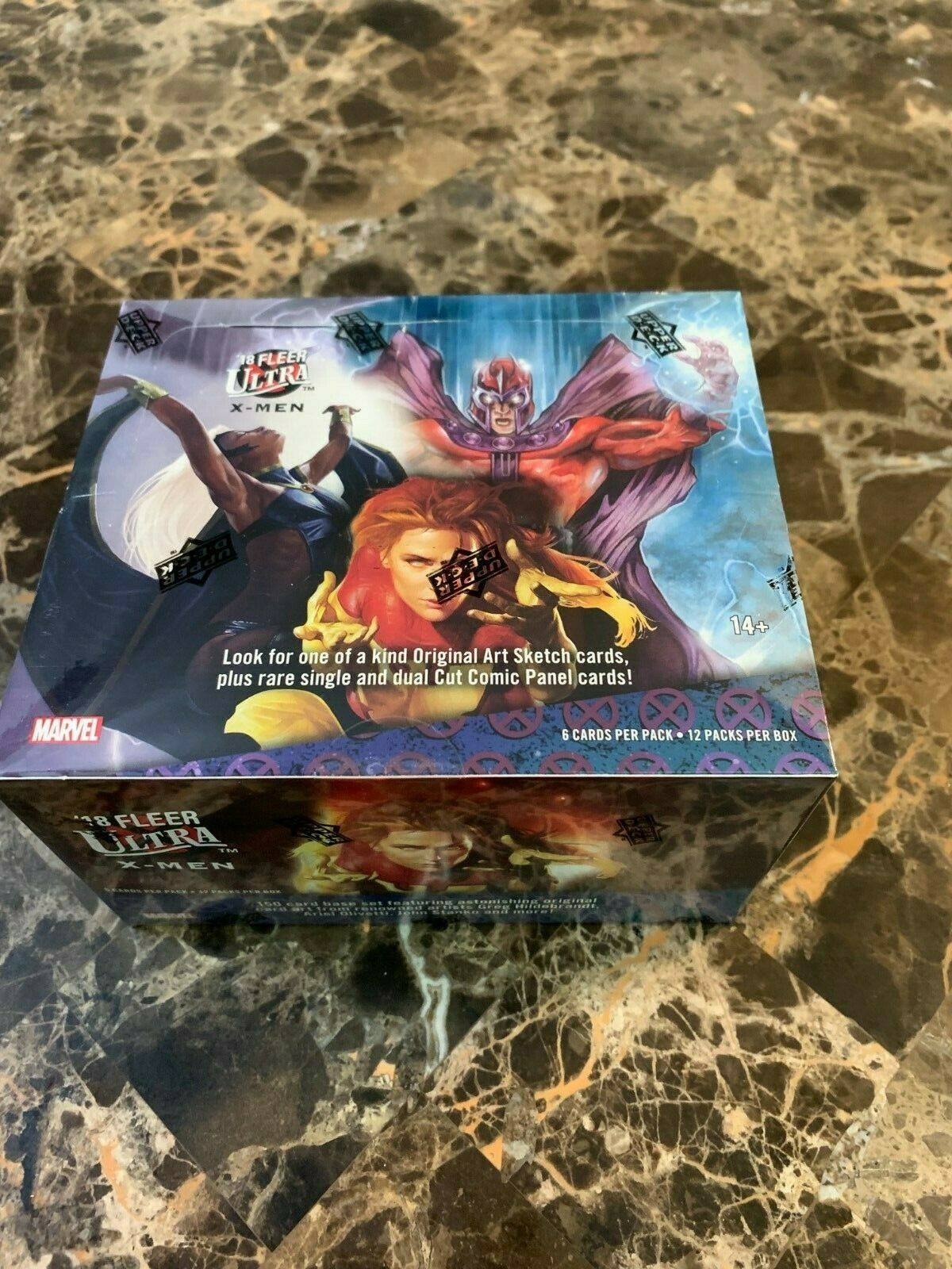 2018 Upper Deck Marvel Fleer Ultra X-men Sealed Hobby Box Pmg