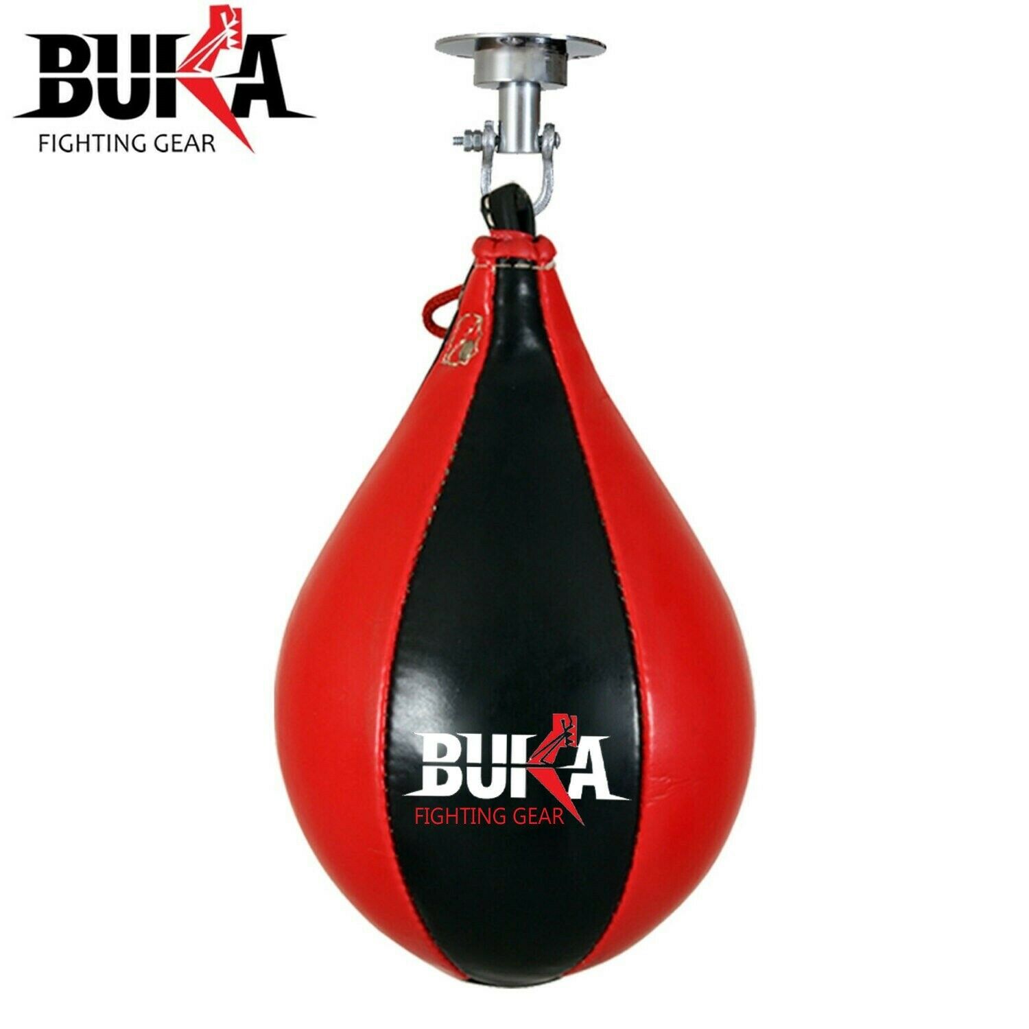 Buka Leather Speed Ball Training Punching Speed Bag Boxing Mma Pear Punch Bag