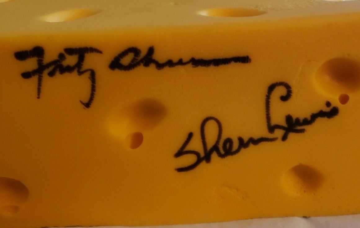 Fritz Shurmur And Sherman Lewis Signed Green Bay Packers Cheesehead