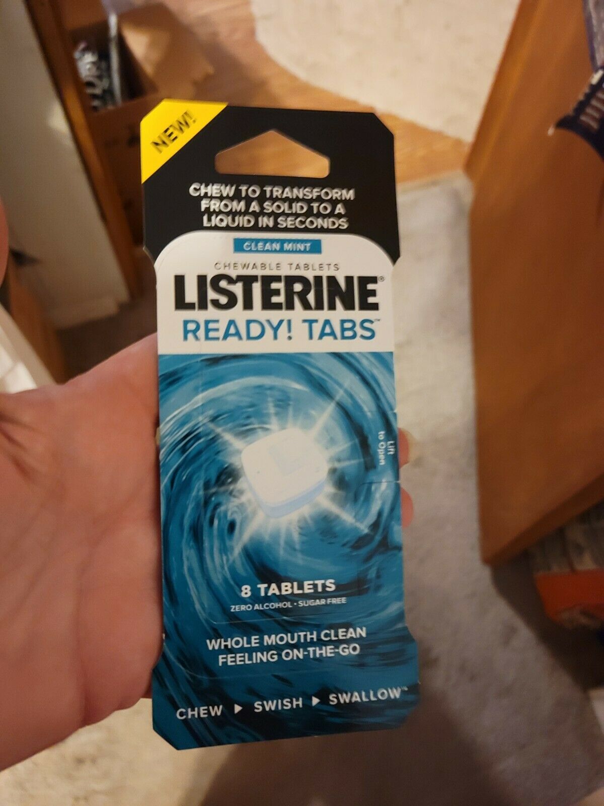 Listerine Ready Tabs. 6. 24 Pk.  144 Total