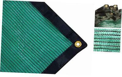 70% Green Shade Cloth With Grommets, Premium Heavy Duty Mesh Tarp 20ft X 36ft