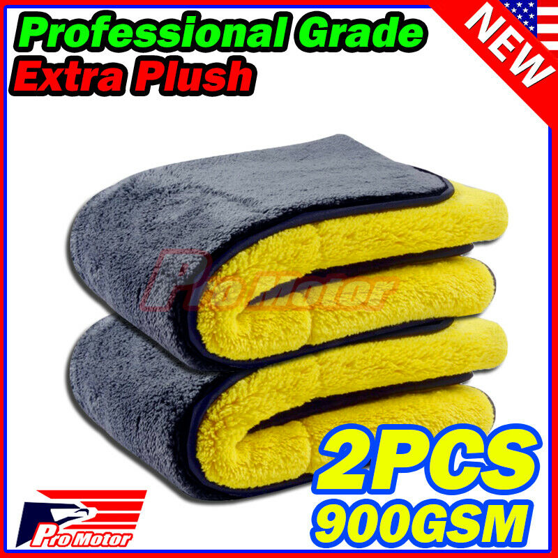 900gsm Extremely Thick Plush Microfiber Towel Cleaning Cloth Polishing Detailing