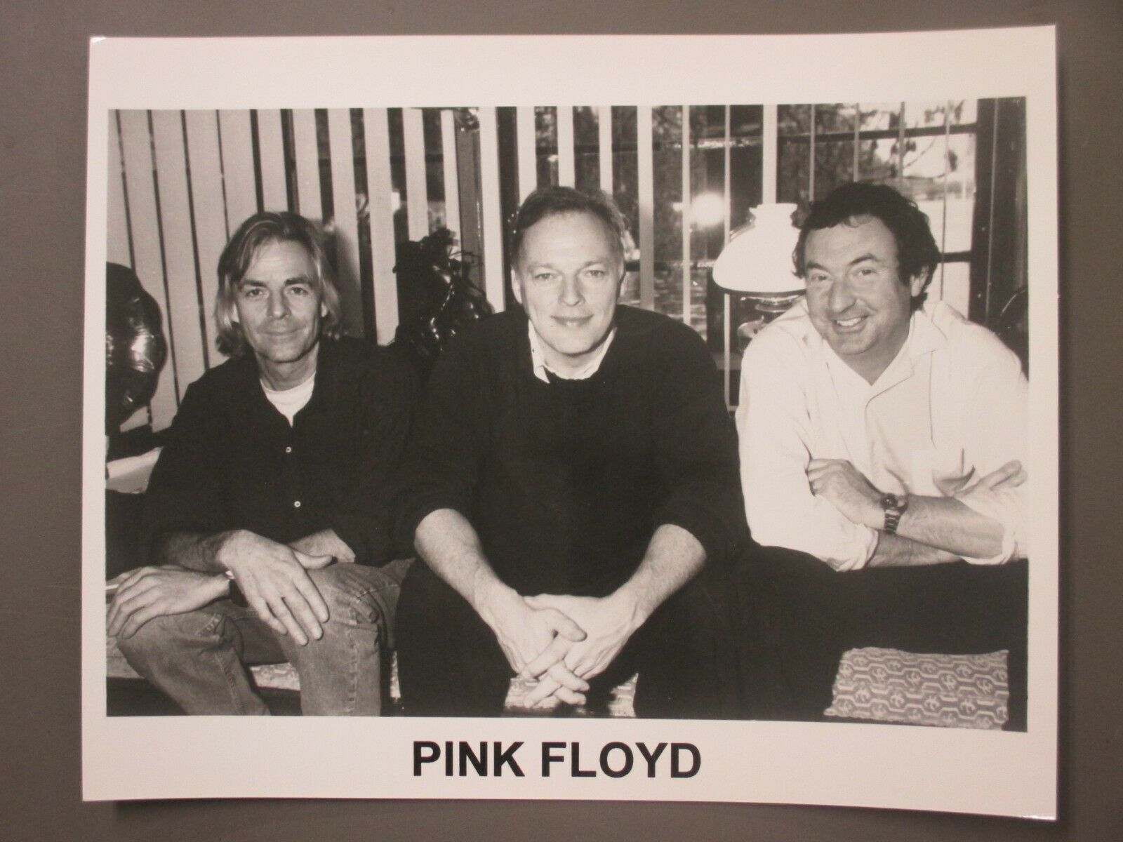 Pink Floyd Black & White 8 X 10 Matte Finish Promo Photo Original Sitting  !