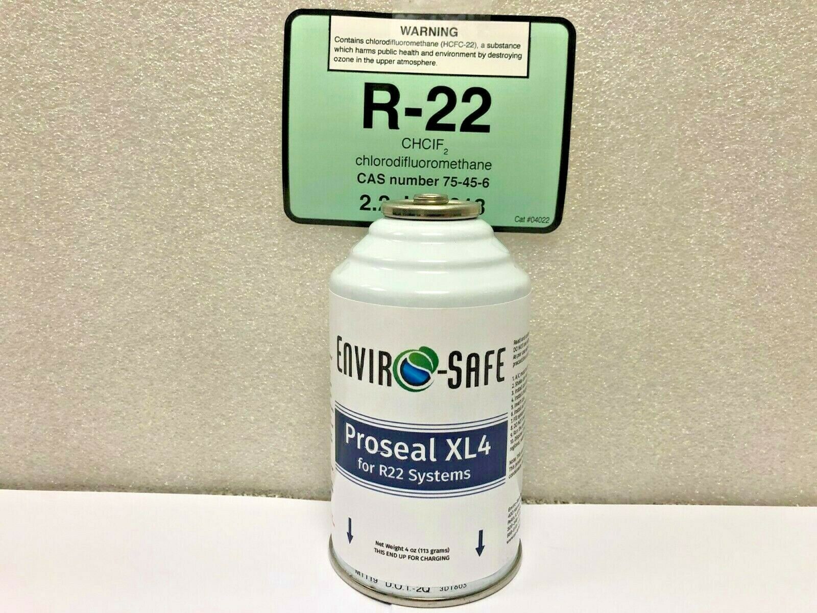 For R22 Refrigerant Systems, Proseal Xl4, Super Leak Stop For R22, (1) 4 Oz. Can