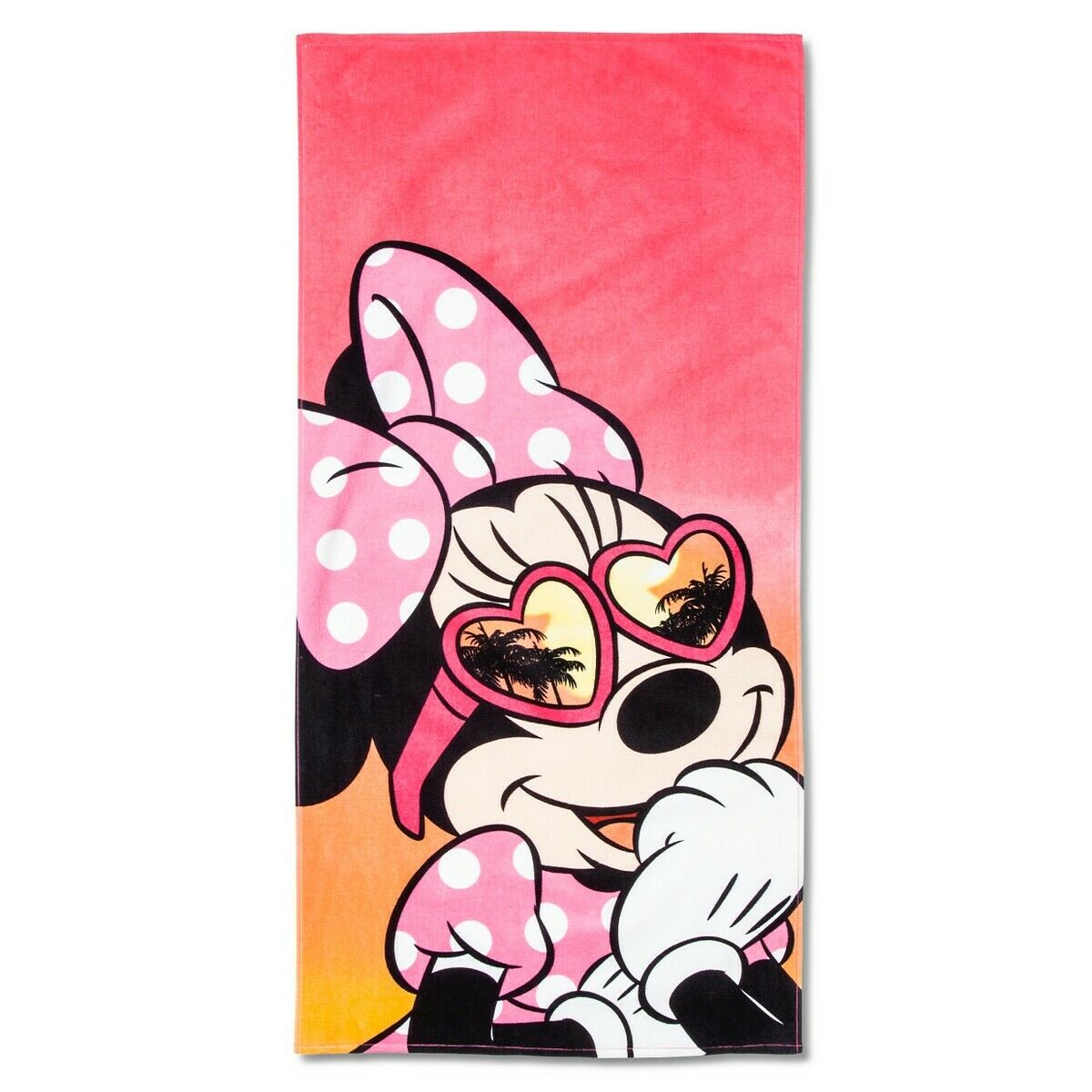 New Nwt Disney Minnie Mouse Kids Children Bath Beach Towel 28"x58" Pink Girls