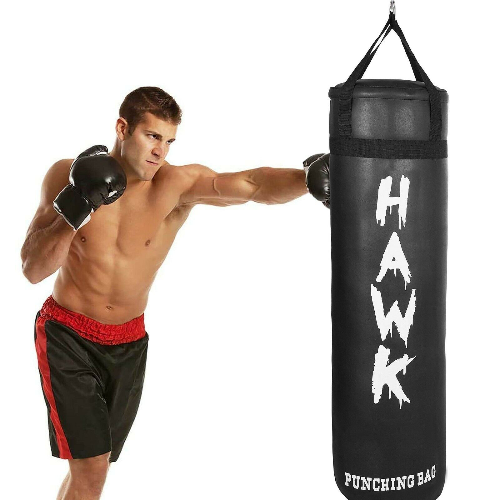 Punching Bag For Boxing Gloves Mma Training Muay Thai Fitness Workout Kickout