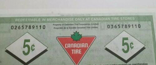 5c Canadian Tire Money Mismatch # Rera Free Combined Shipping