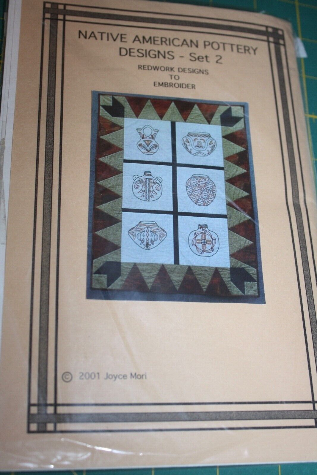2001 Native American Pottery Designs Set 2, Redwork Designs Embroidery Pattern