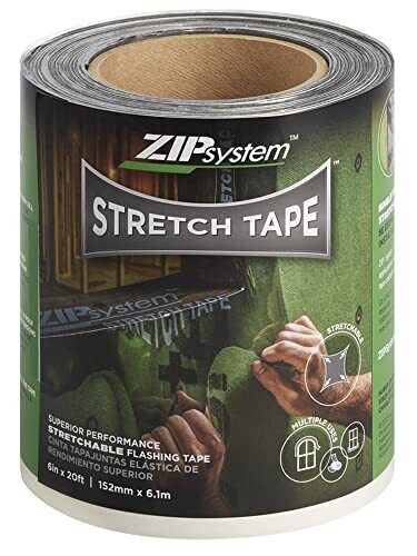 Stretch Tape Self-adhesive Roofing Weather-resistant, 6"x 20',zip System® Superb