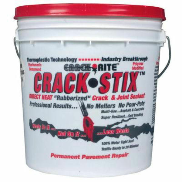 Crack Stix Direct Heat Rubberized Crack Filler, 125' Non Tracking, Easy Diy