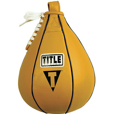 Title Boxing Leather Speed Bag - Xs (5" X 8")