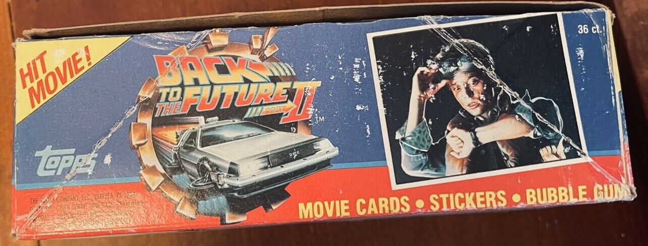 Back To The Future 2 One Wax Box 36 Packs