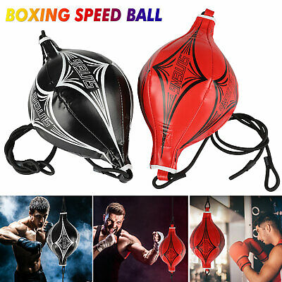 Double End Speed Ball Boxing Dodge Bag Mma  Focus Punching Floor To Ceiling Rope