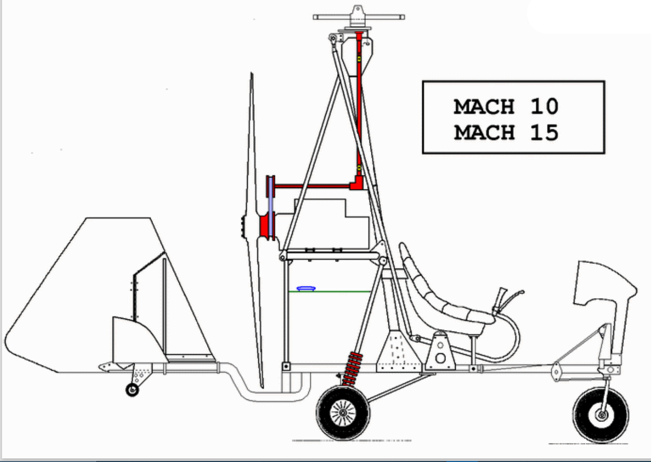Mach 10 Autogyro Gyrocopter Building Plans Templates Instructions Pdf On Usb