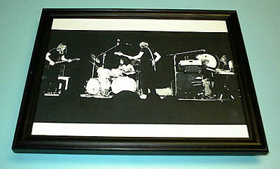 1980's Pink Floyd Framed In Concert B&w Print