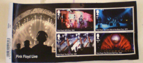 Pink Floyd Dark Side Of The Moon Stamp Set The Wall Division Bell Live Uk